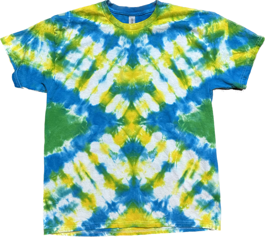 X Tie Dye Short Sleeve Shirt